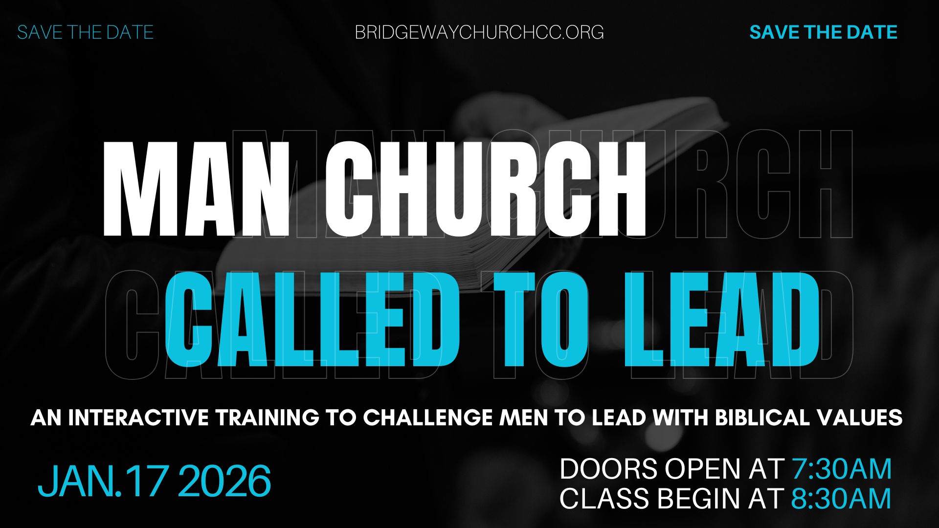 MAN CHURCH CALLED TO LEAD